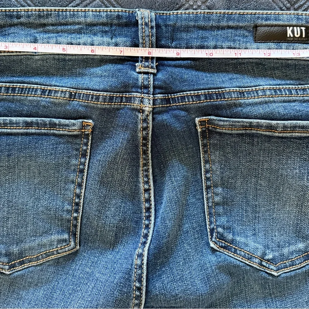 Kut from the Kloth Blue Flare Wide Leg Jeans - Picture 14 of 15